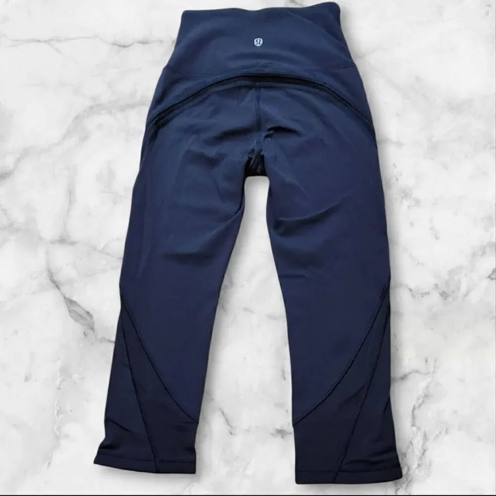 Lululemon Size 2 Navy Leggings HR 20